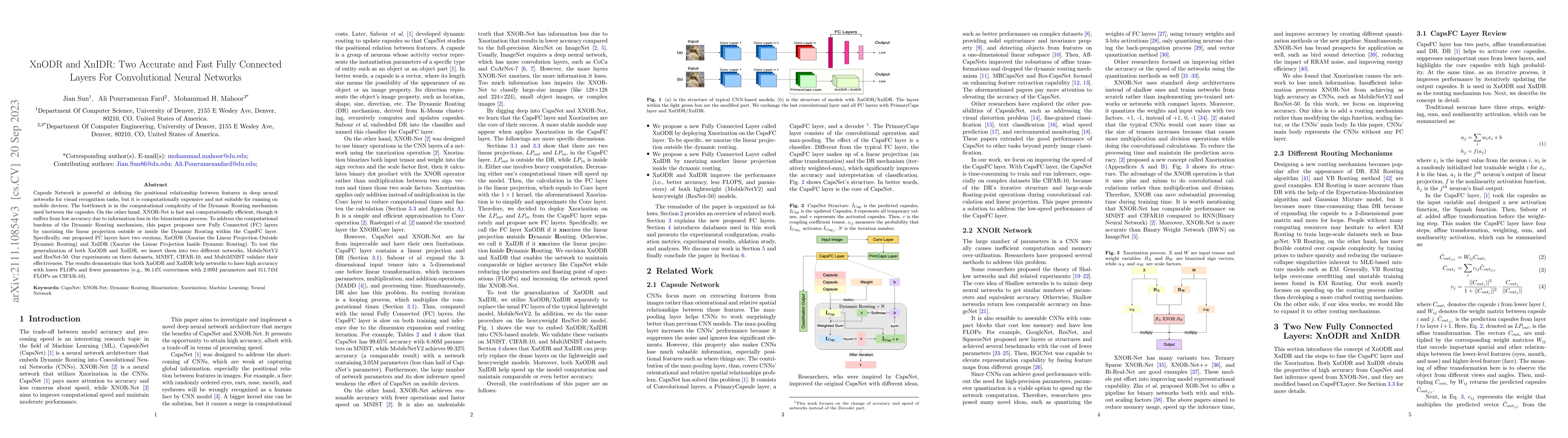 Thumbnail for XnODR and XnIDR: Two Accurate and Fast Fully Connected Layers For
  Convolutional Neural Networks
