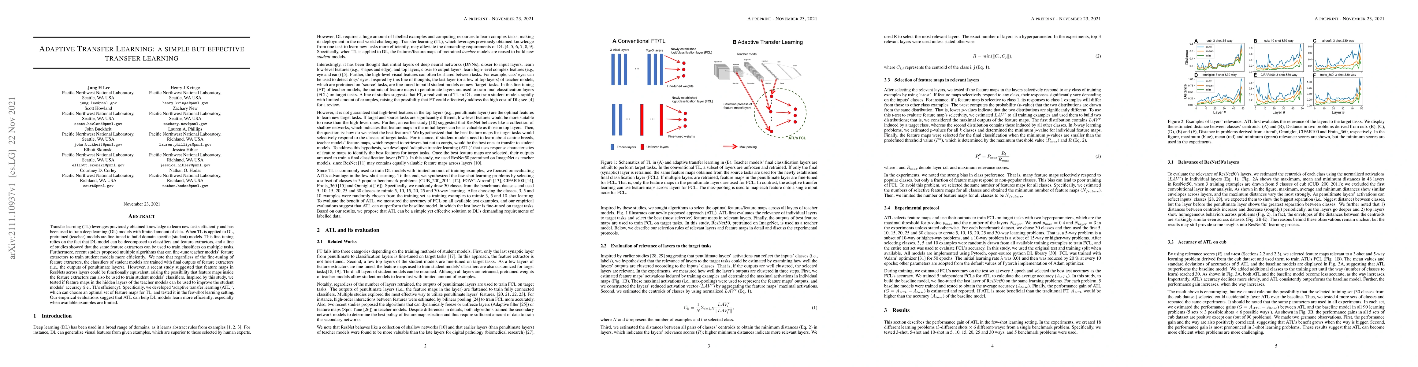 Thumbnail for Adaptive Transfer Learning: a simple but effective transfer learning