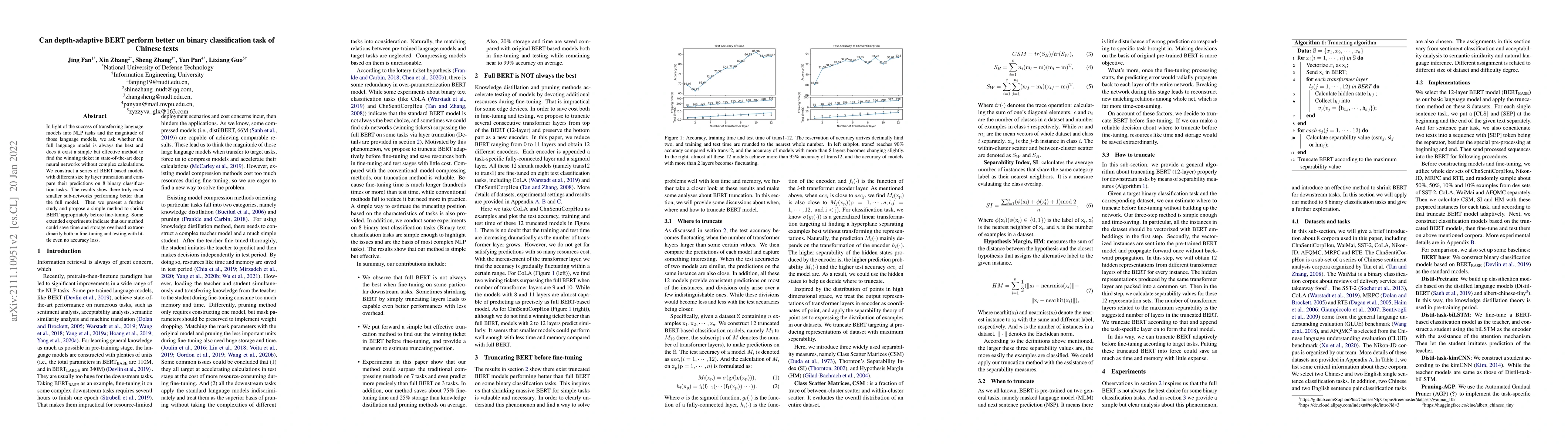 Thumbnail for Can depth-adaptive BERT perform better on binary classification tasks