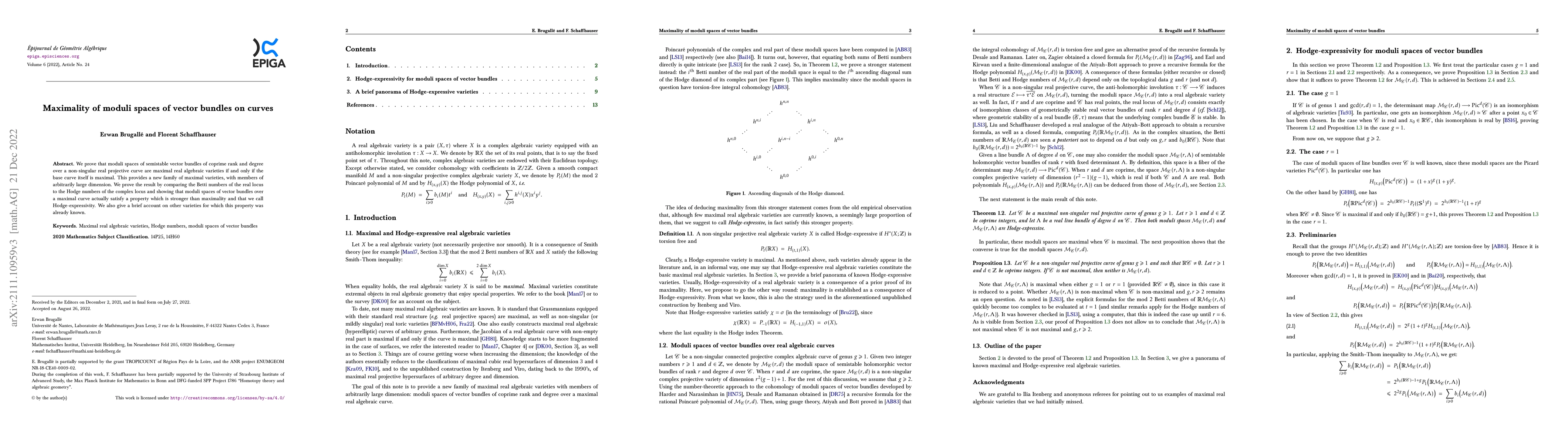 Thumbnail for Maximality of moduli spaces of vector bundles on curves