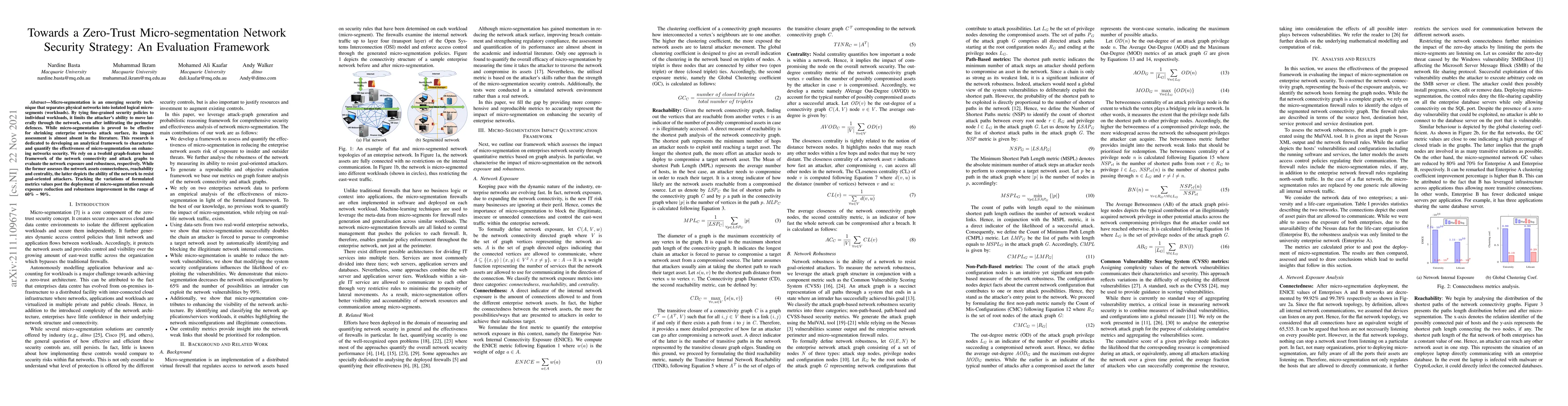 Thumbnail for Towards a Zero-Trust Micro-segmentation Network Security Strategy: An
  Evaluation Framework