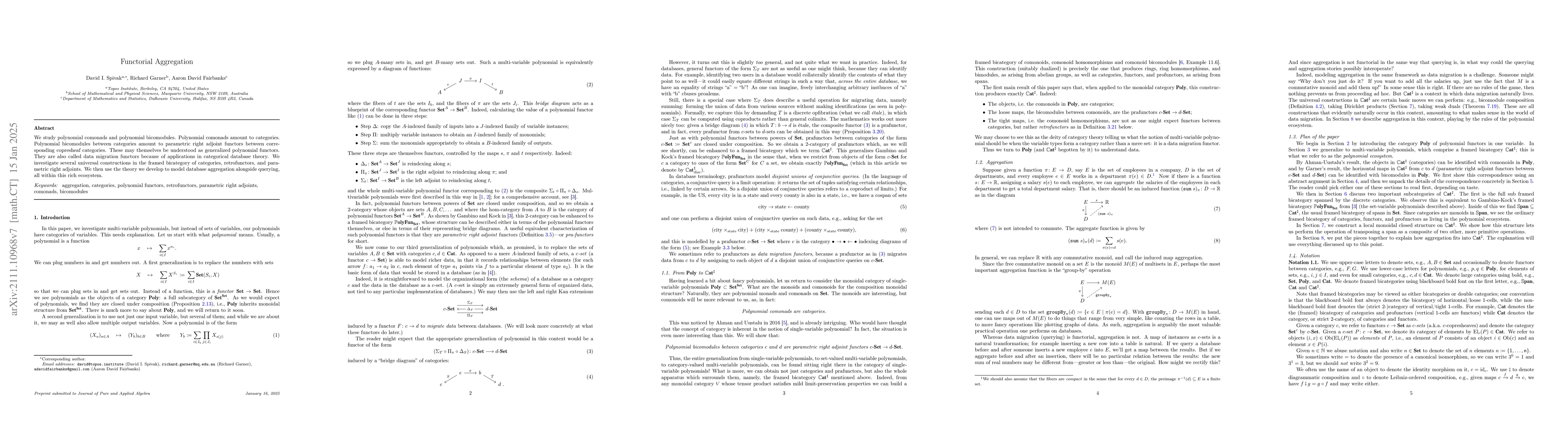 Thumbnail for Functorial aggregation