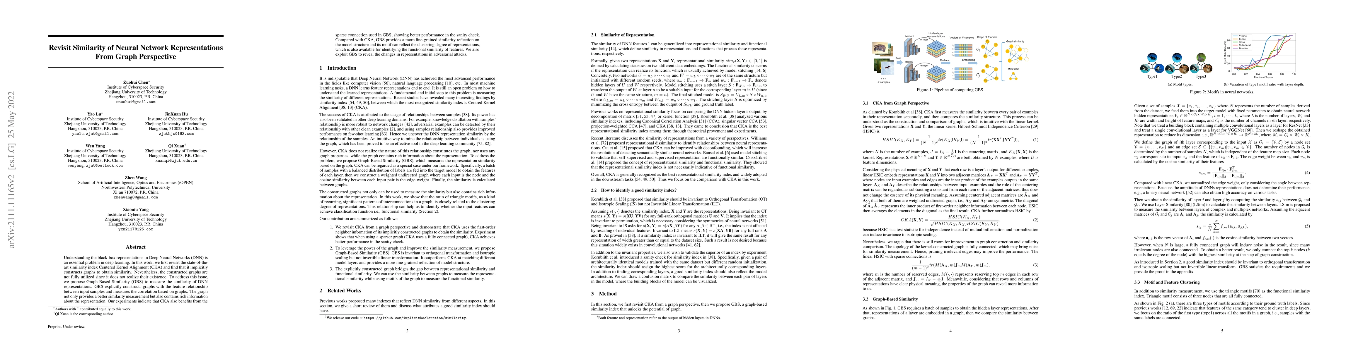 Thumbnail for Graph-Based Similarity of Neural Network Representations