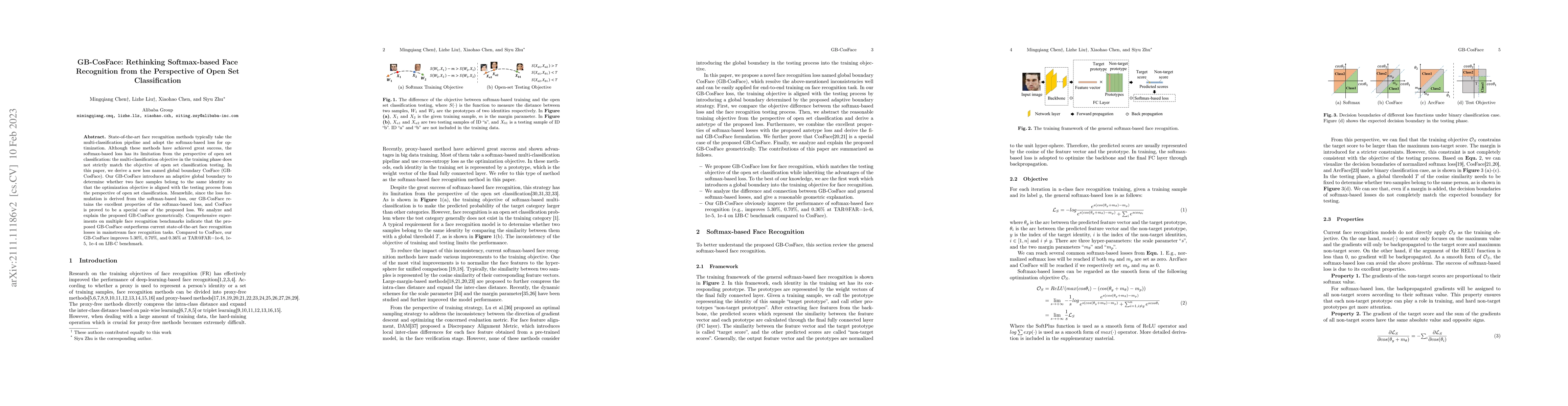 Thumbnail for GB-CosFace: Rethinking Softmax-based Face Recognition from the
  Perspective of Open Set Classification