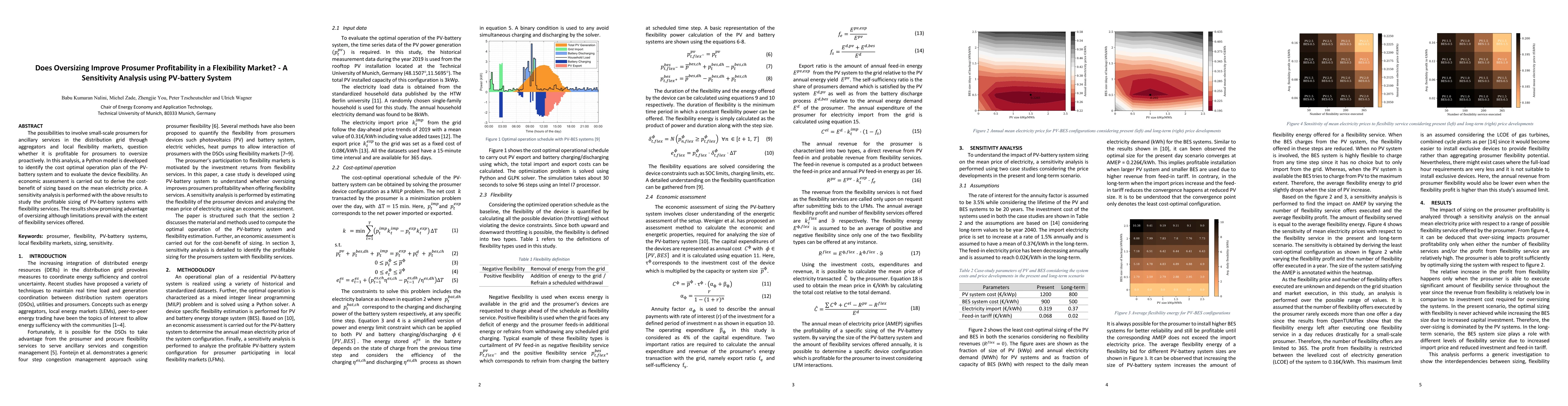 Thumbnail for Does Oversizing Improve Prosumer Profitability in a Flexibility Market?
  -- A Sensitivity Analysis using PV-battery System