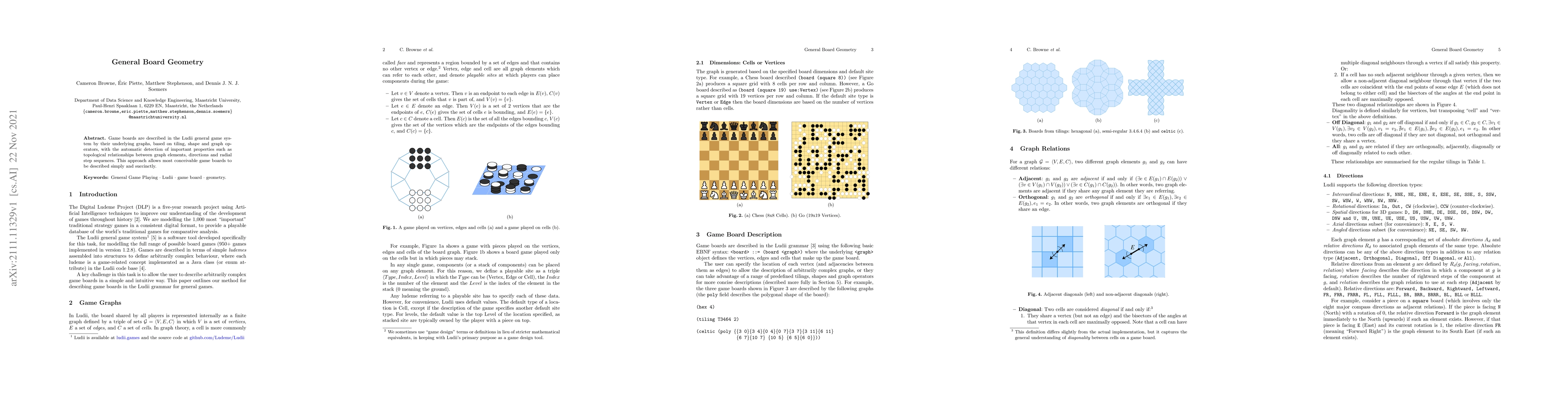 Thumbnail for General Board Geometry
