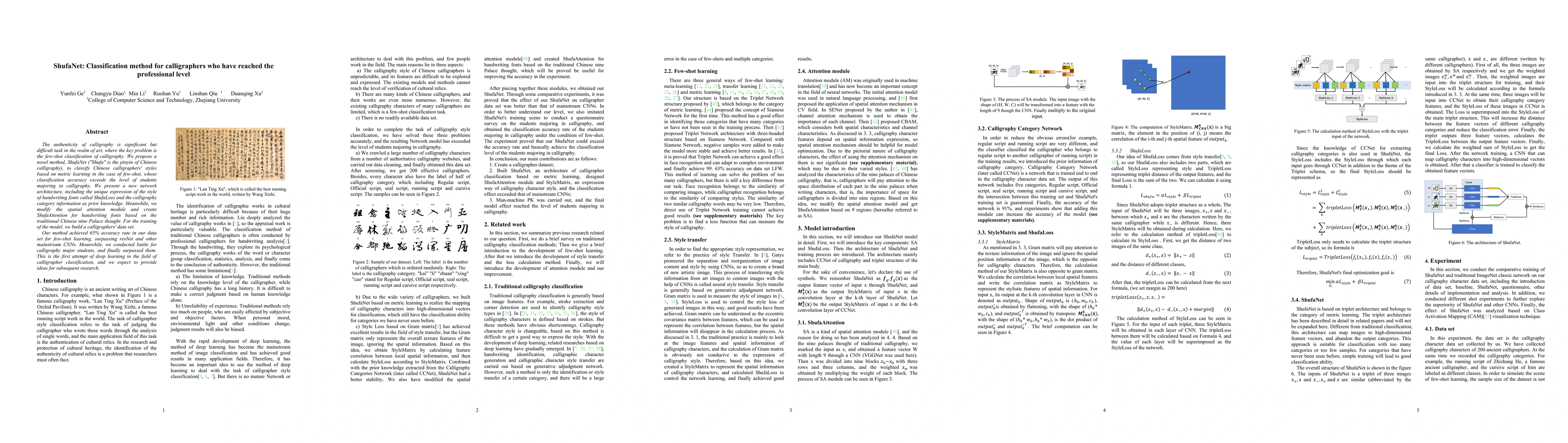 Thumbnail for ShufaNet: Classification method for calligraphers who have reached the
  professional level
