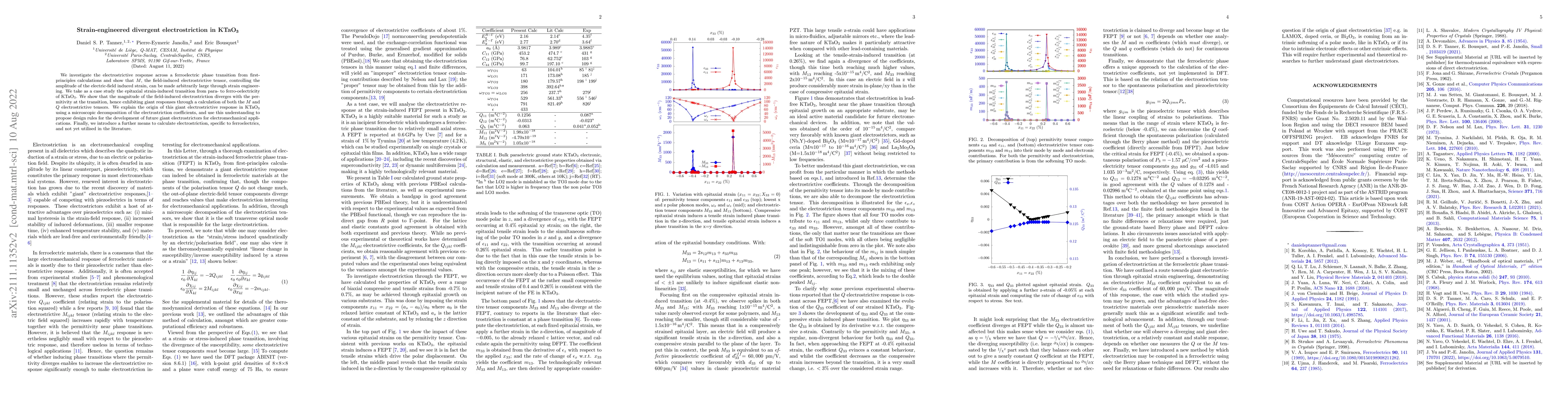 Thumbnail for Divergent electrostriction at ferroelectric phase transitions: example
  of strain-induced ferroelectiricty in KTaO3