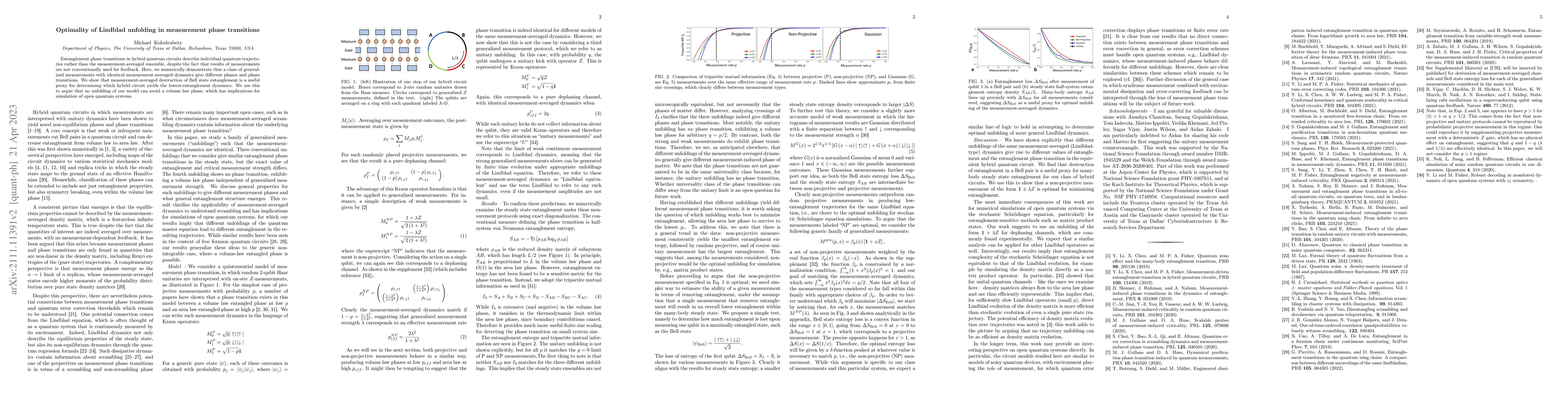 Thumbnail for Optimality of Lindblad unfolding in measurement phase transitions