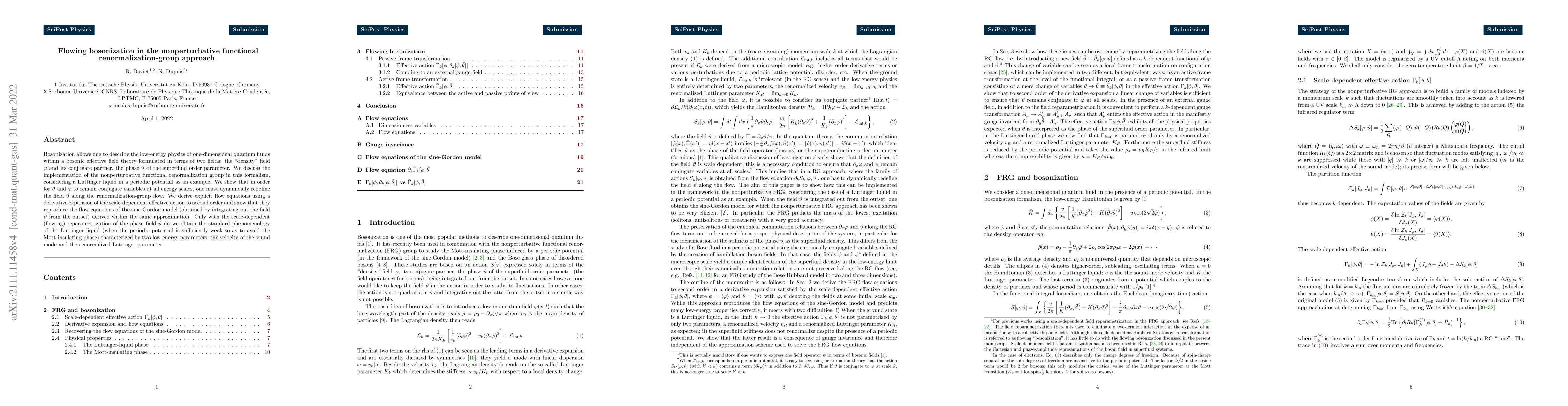 Thumbnail for Flowing bosonization in the nonperturbative functional
  renormalization-group approach