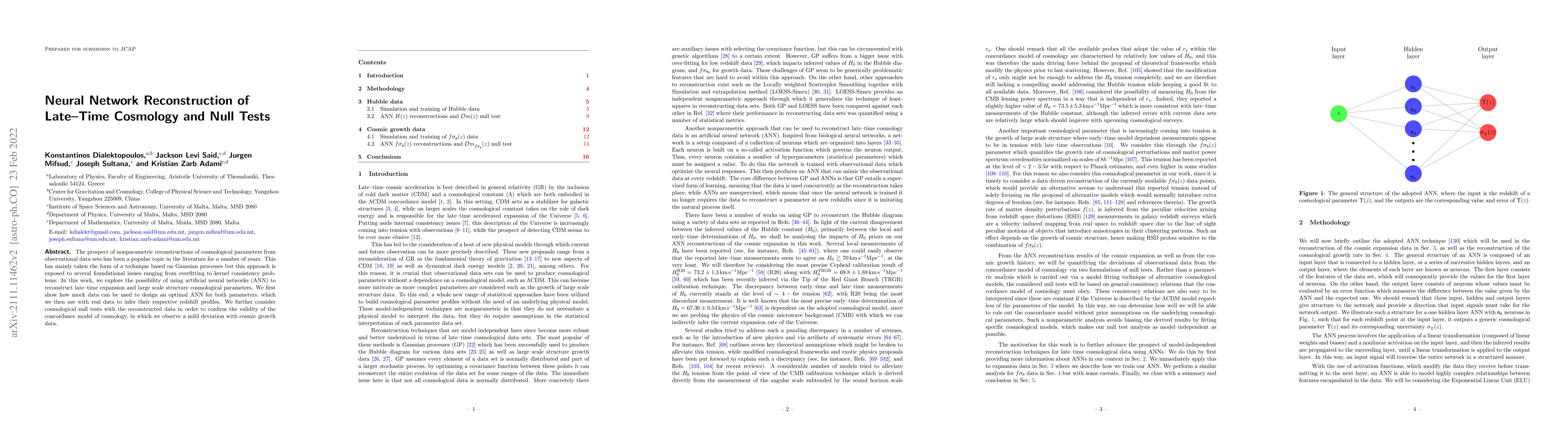 Thumbnail for Neural Network Reconstruction of Late-Time Cosmology and Null Tests