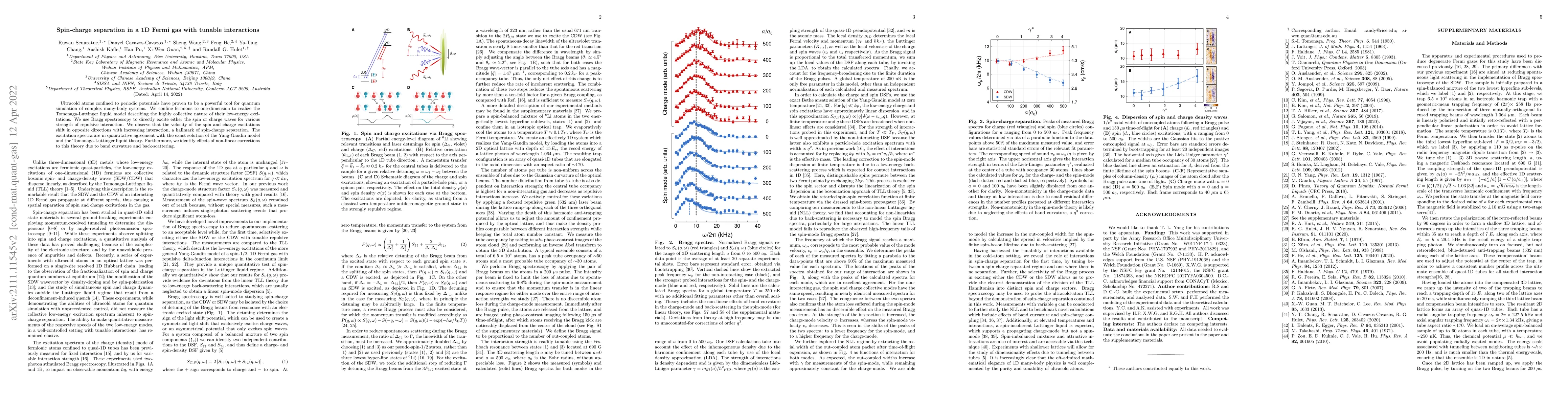 Thumbnail for Spin-charge separation in a 1D Fermi gas with tunable interactions