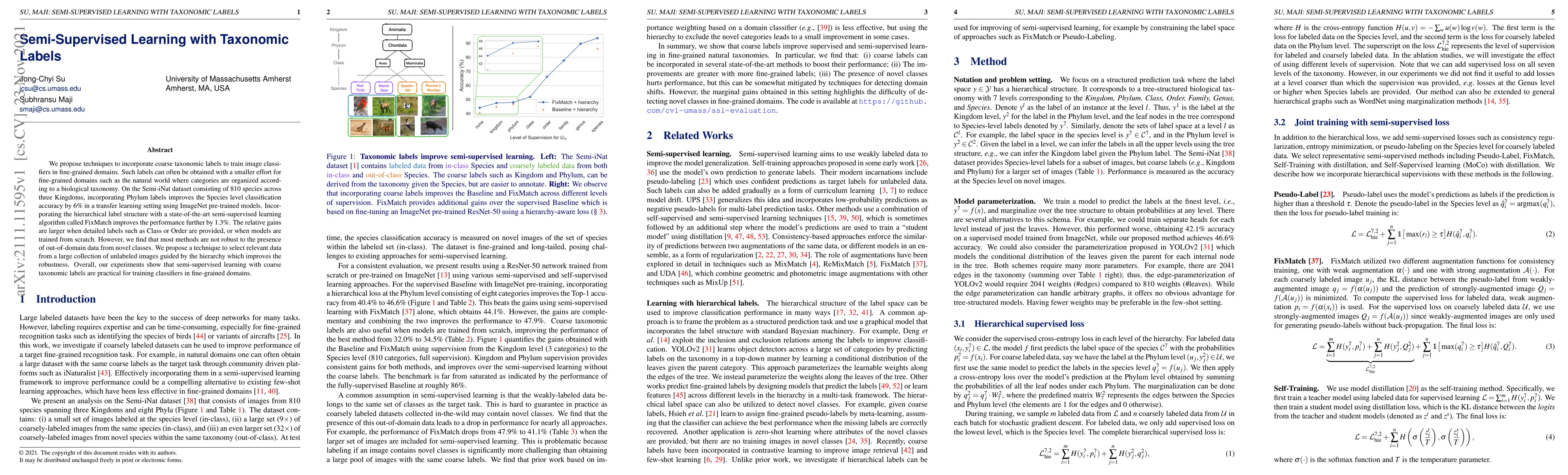 Thumbnail for Semi-Supervised Learning with Taxonomic Labels