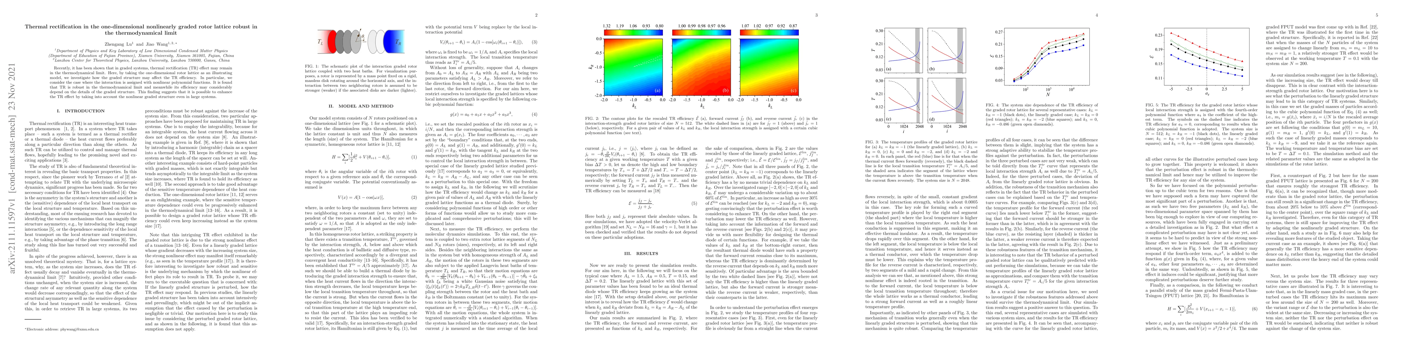 Thumbnail for Thermal rectification in the one-dimensional nonlinearly graded rotor
  lattice robust in the thermodynamical limit