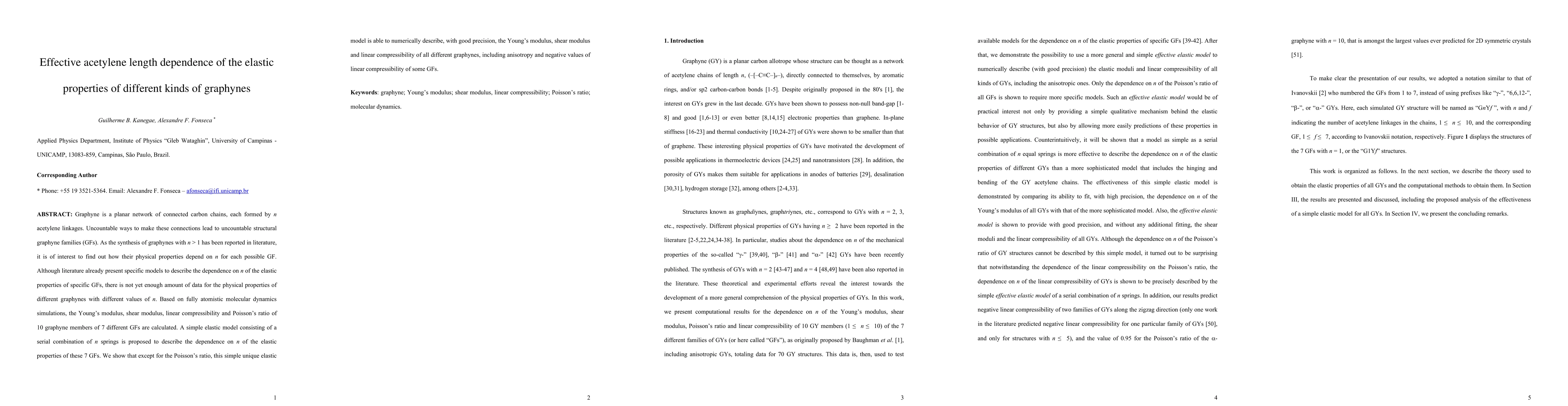 Thumbnail for Effective acetylene length dependence of the elastic properties of
  different kinds of graphynes