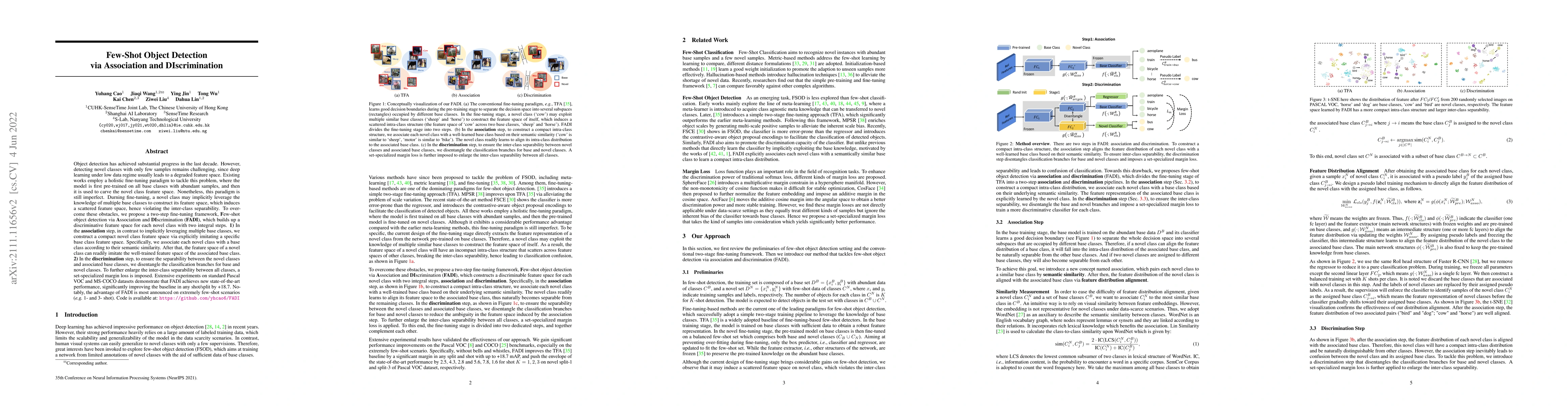Thumbnail for Few-Shot Object Detection via Association and DIscrimination