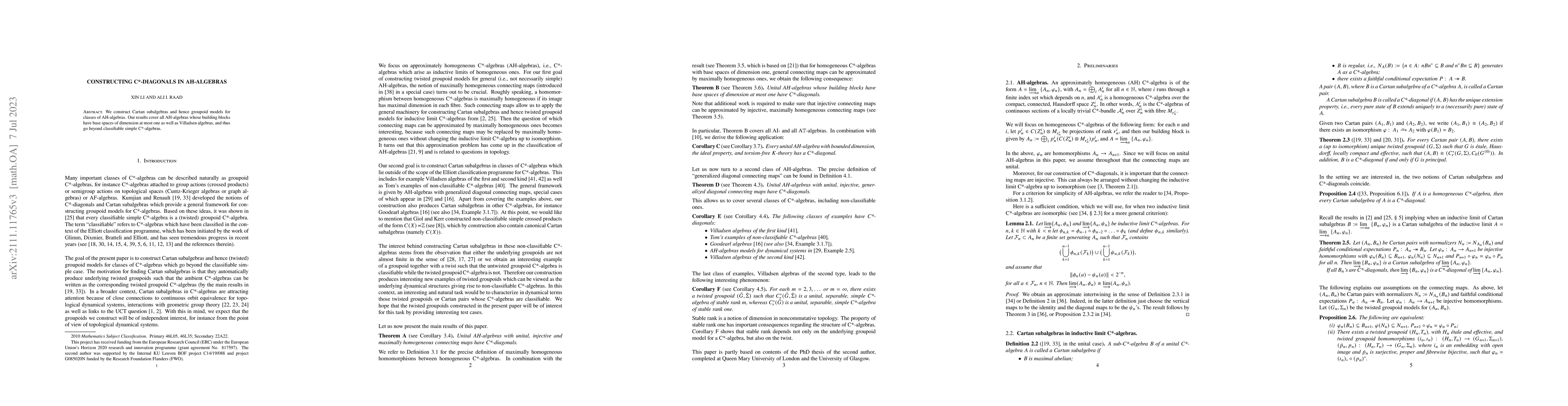 Thumbnail for Constructing C*-diagonals in AH-algebras