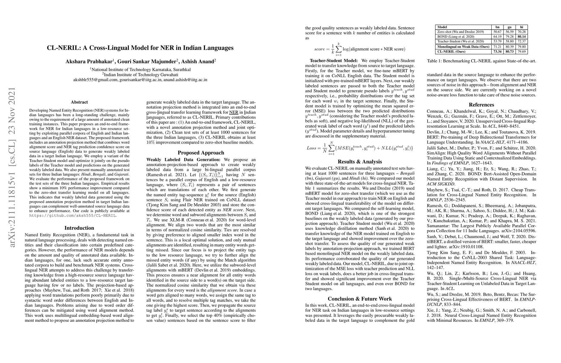 Thumbnail for CL-NERIL: A Cross-Lingual Model for NER in Indian Languages