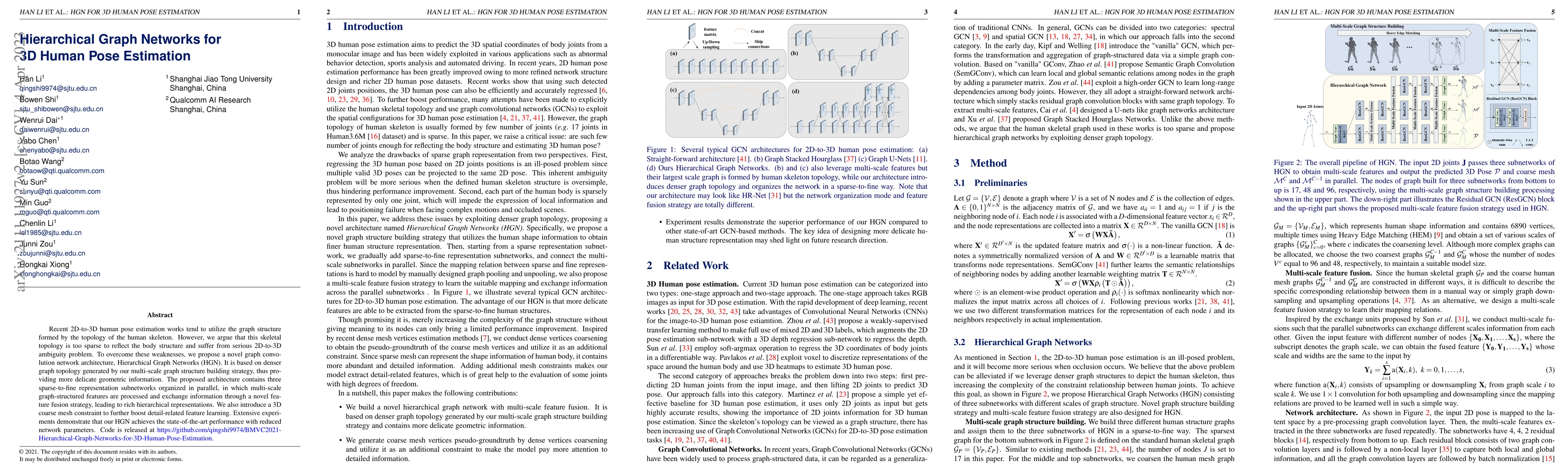 Thumbnail for Hierarchical Graph Networks for 3D Human Pose Estimation