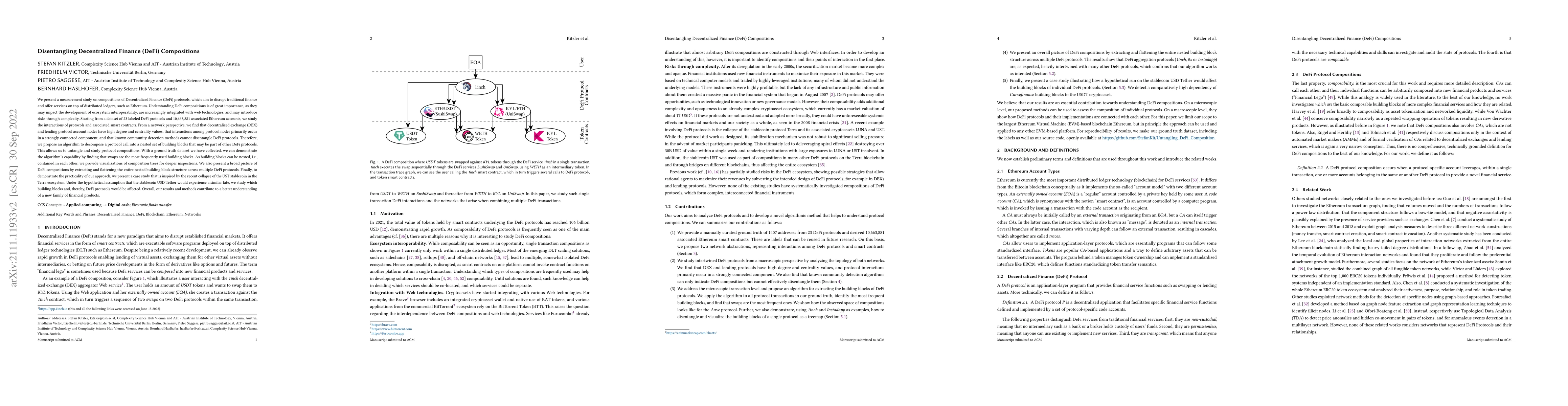 Thumbnail for Disentangling Decentralized Finance (DeFi) Compositions