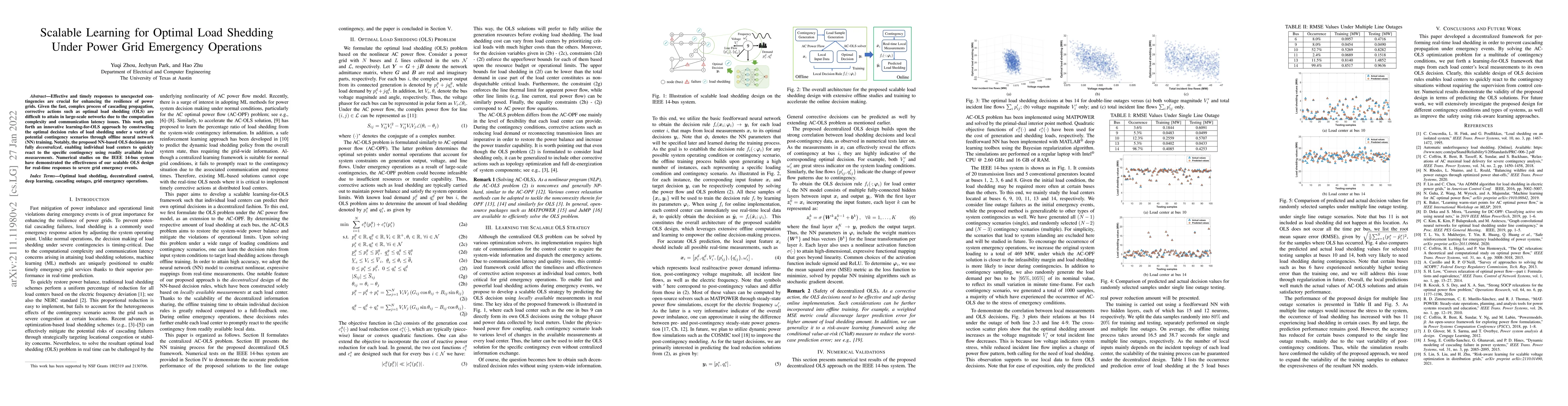 Thumbnail for Scalable Learning for Optimal Load Shedding Under Power Grid Emergency
  Operations