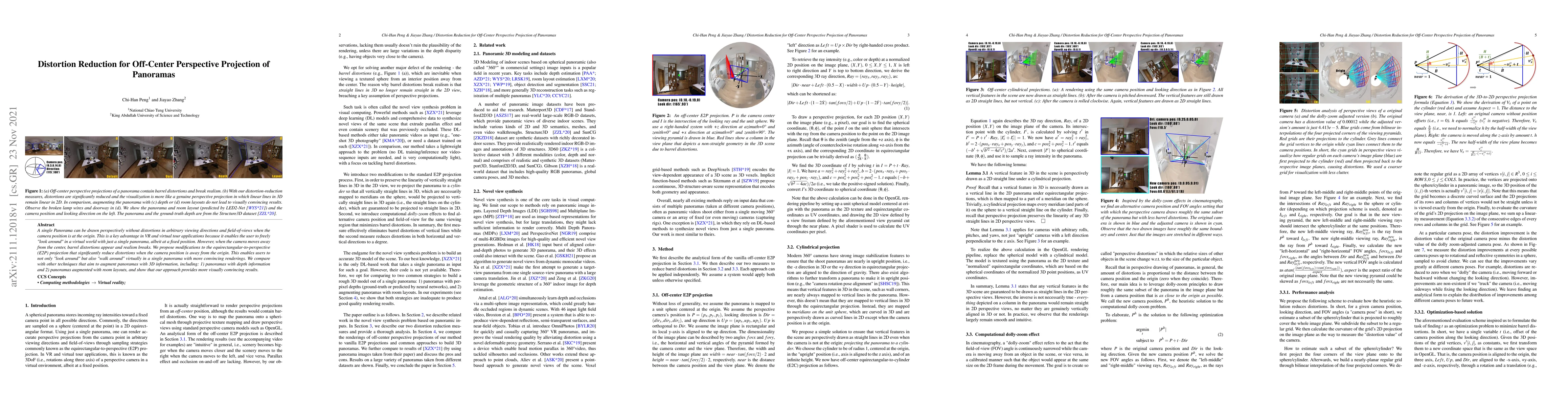 Thumbnail for Distortion Reduction for Off-Center Perspective Projection of Panoramas