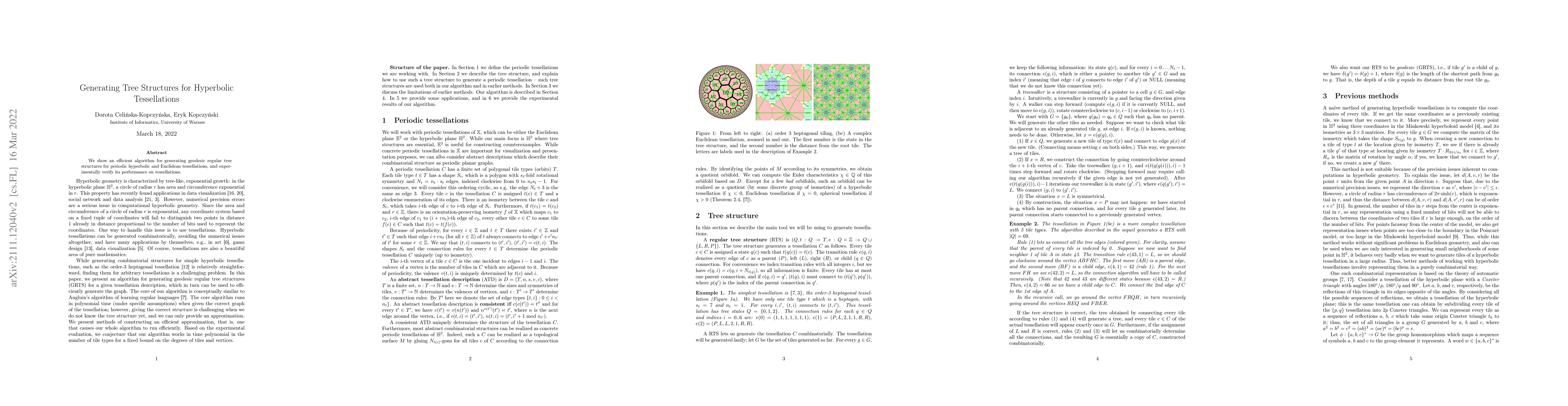 Thumbnail for Generating Tree Structures for Hyperbolic Tessellations