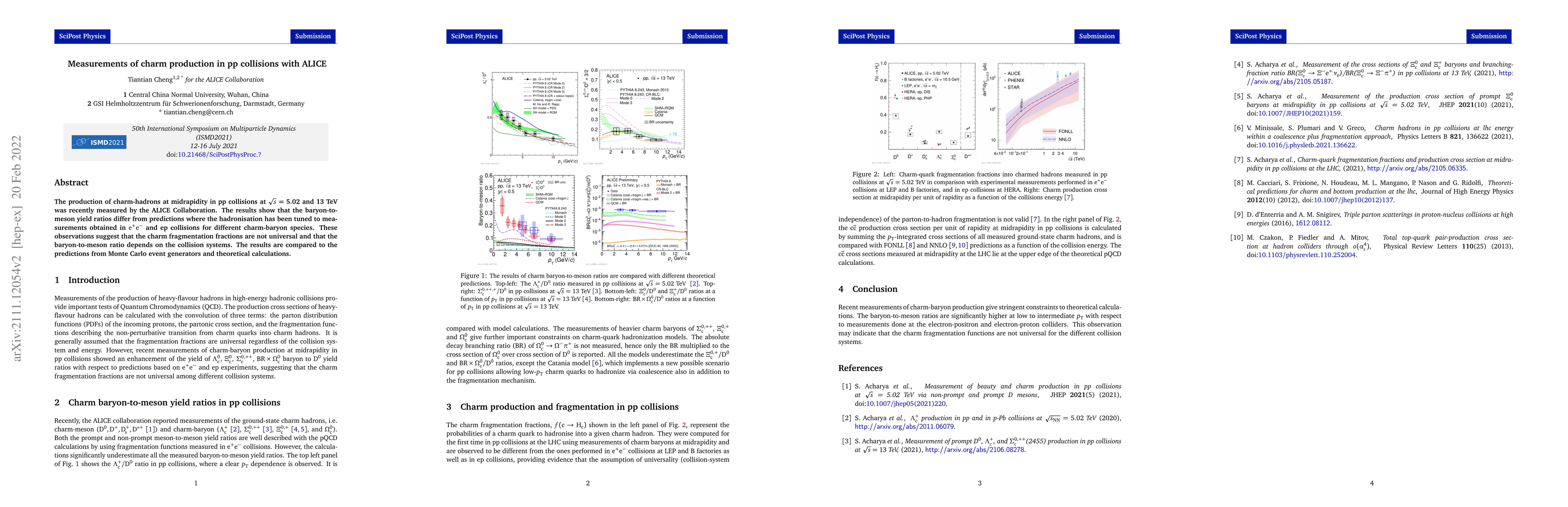 Thumbnail for Measurements of charm production in pp collisions with ALICE