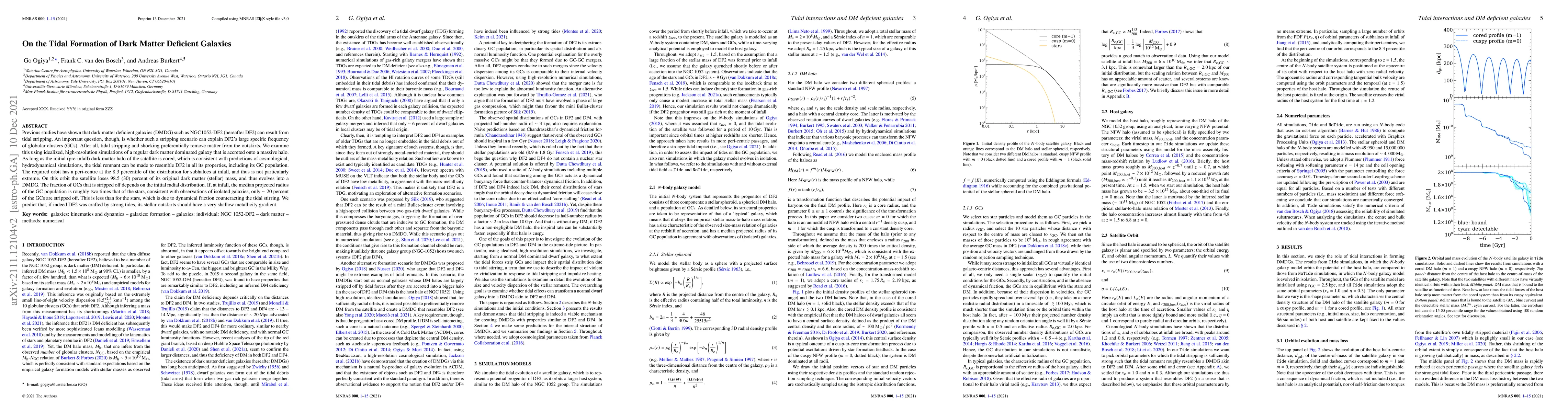 Thumbnail for On the Tidal Formation of Dark Matter Deficient Galaxies