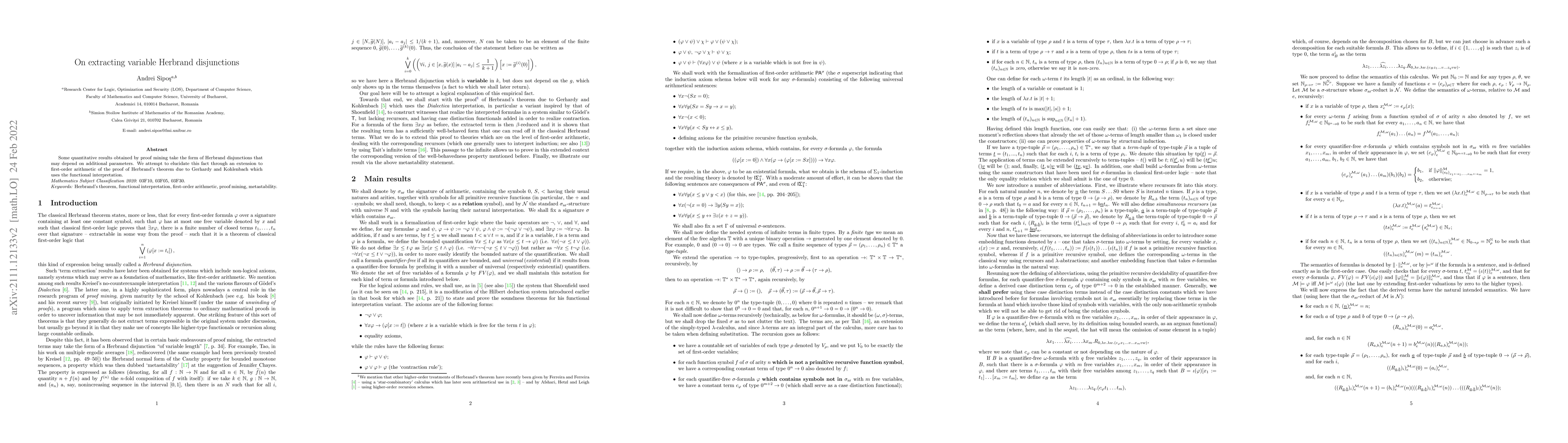 Thumbnail for On extracting variable Herbrand disjunctions
