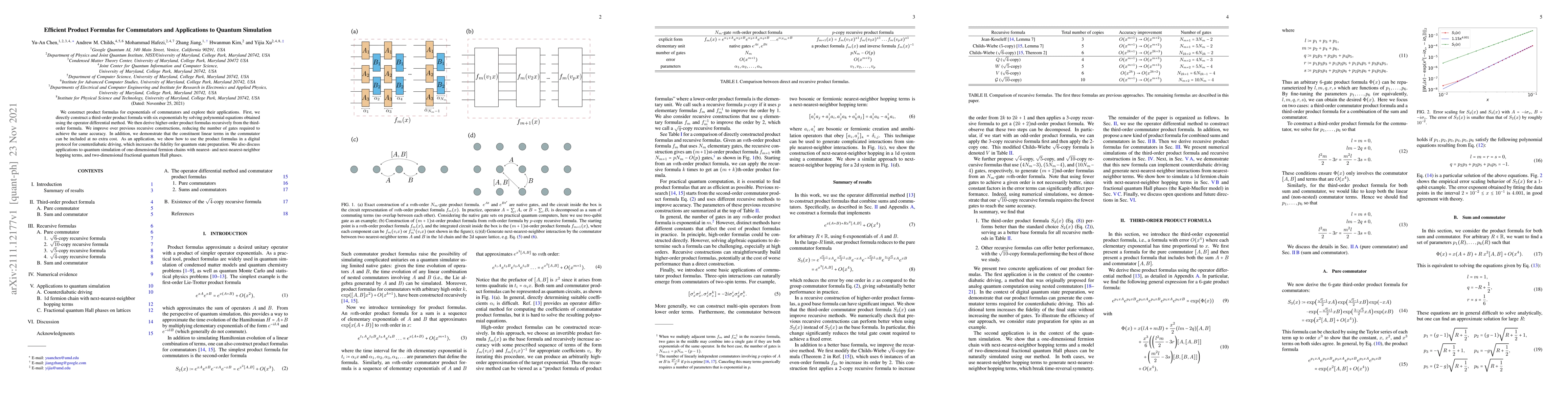 Thumbnail for Efficient Product Formulas for Commutators and Applications to Quantum
  Simulation