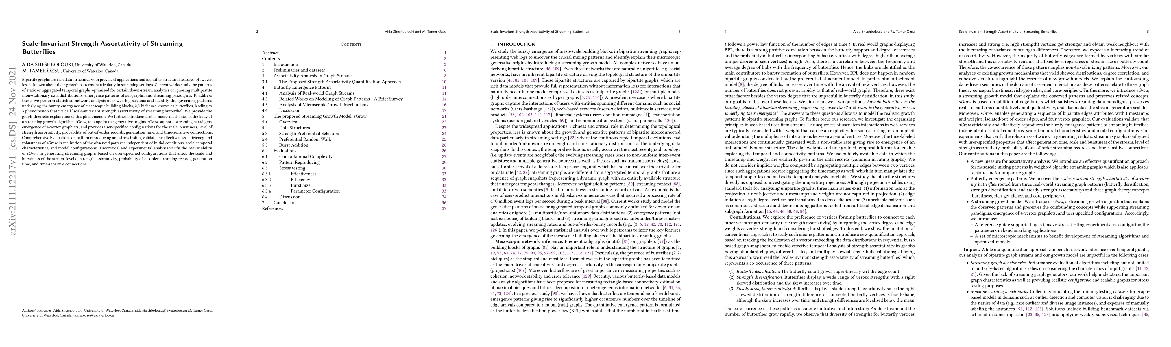 Thumbnail for Scale-Invariant Strength Assortativity of Streaming Butterflies