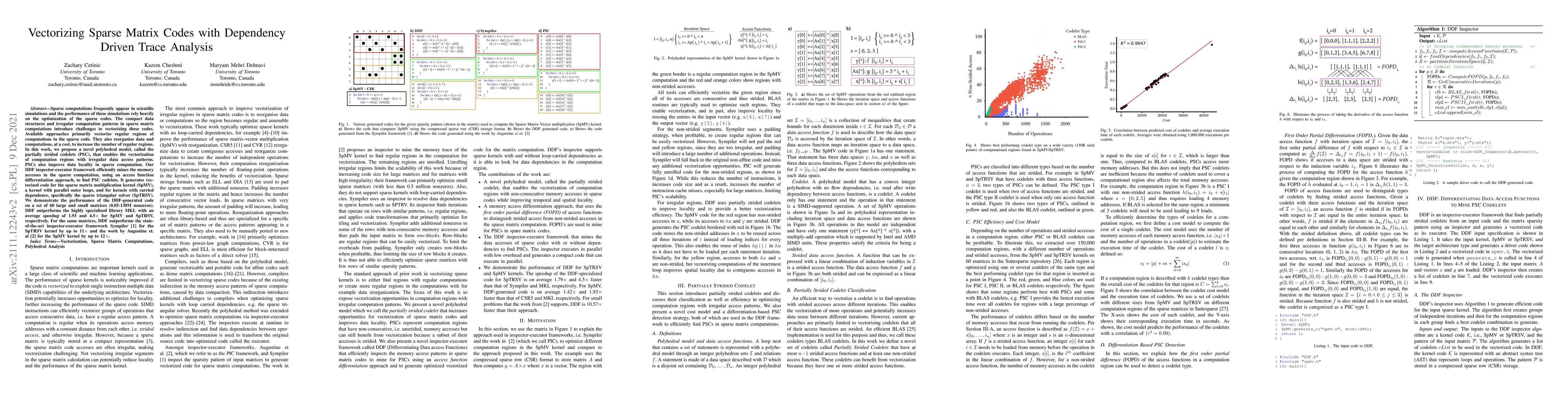Thumbnail for Vectorizing Sparse Matrix Codes with Dependency Driven Trace Analysis