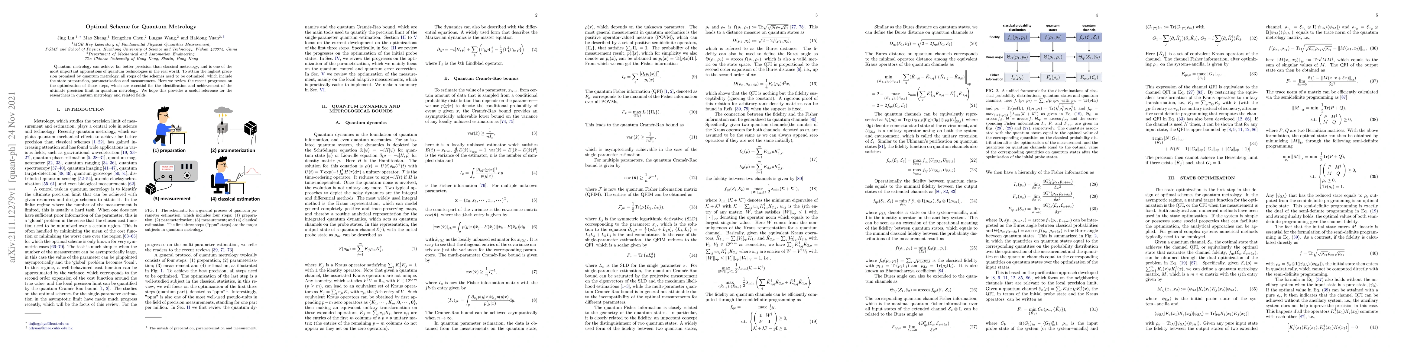 Thumbnail for Optimal Scheme for Quantum Metrology