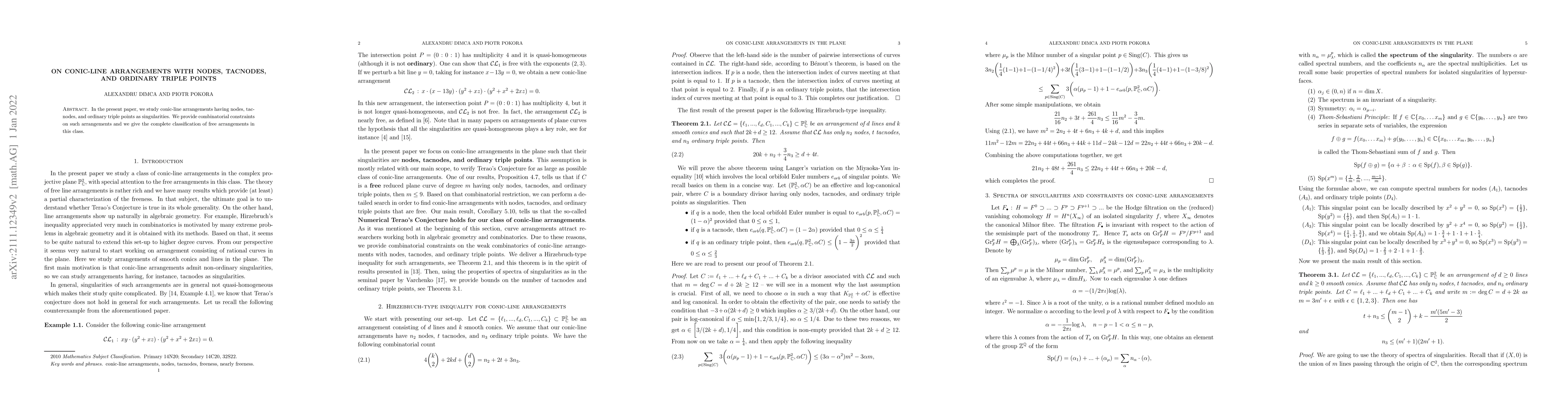 Thumbnail for On conic-line arrangements with nodes, tacnodes, and ordinary triple
  points