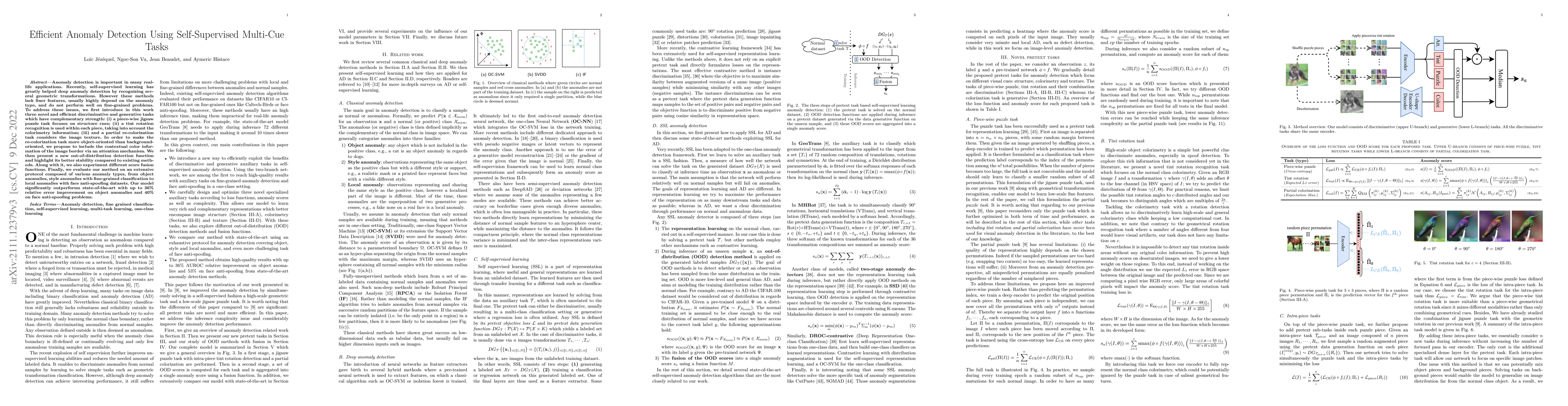 Thumbnail for Efficient Anomaly Detection Using Self-Supervised Multi-Cue Tasks