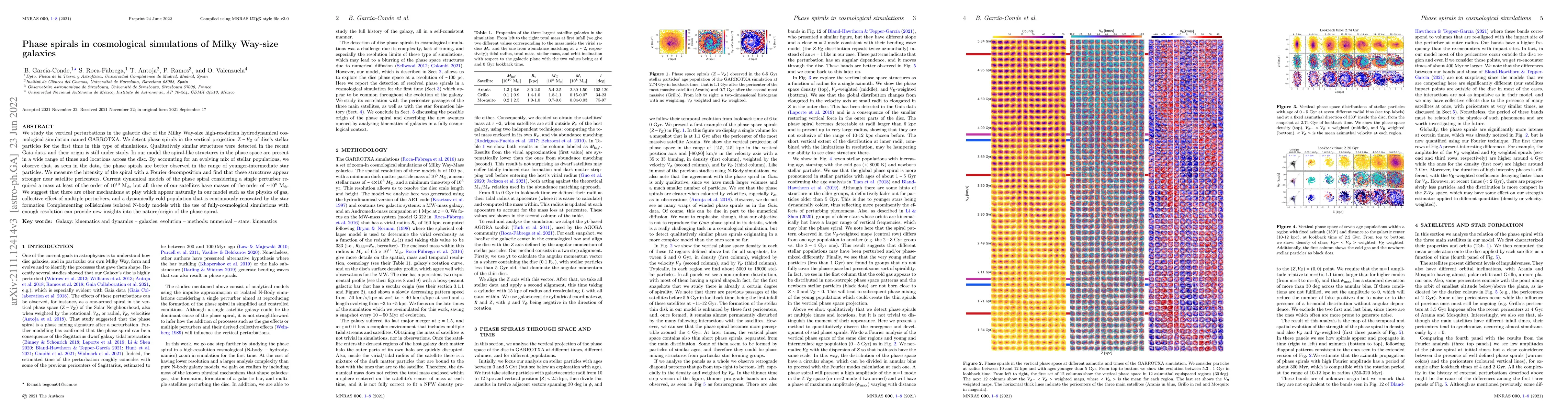 Thumbnail for Phase spirals in cosmological simulations of Milky Way-size galaxies