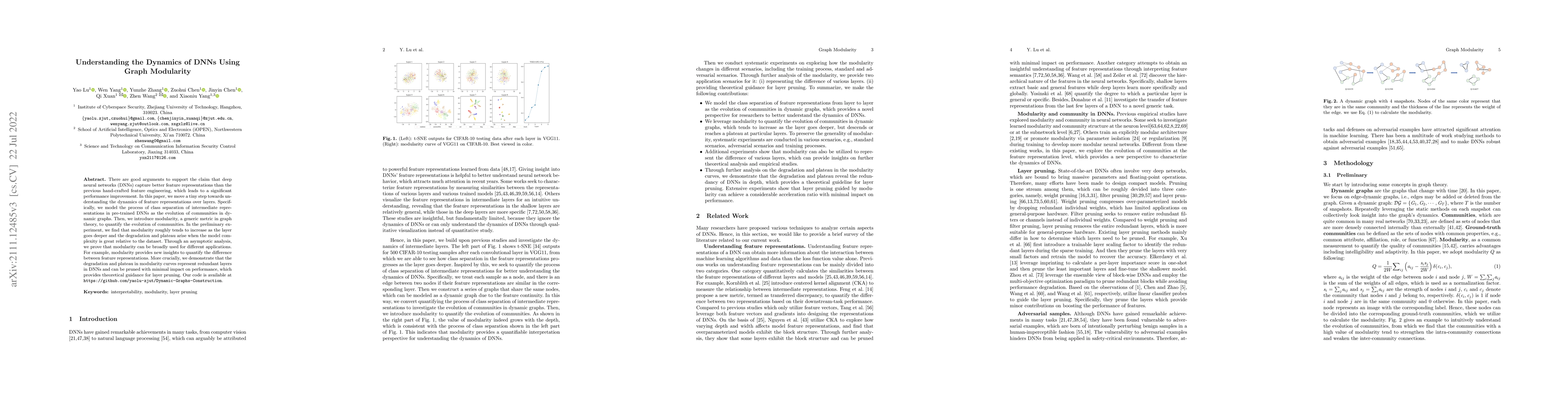 Thumbnail for Understanding the Dynamics of DNNs Using Graph Modularity