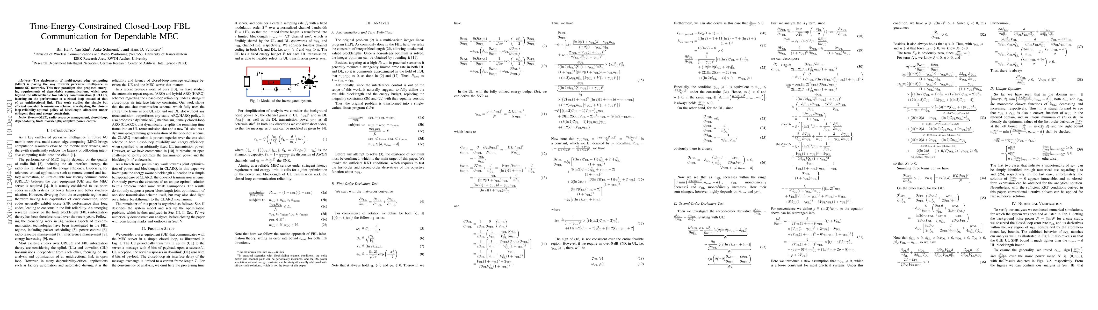 Thumbnail for Time-Energy-Constrained Closed-Loop FBL Communication for Dependable MEC