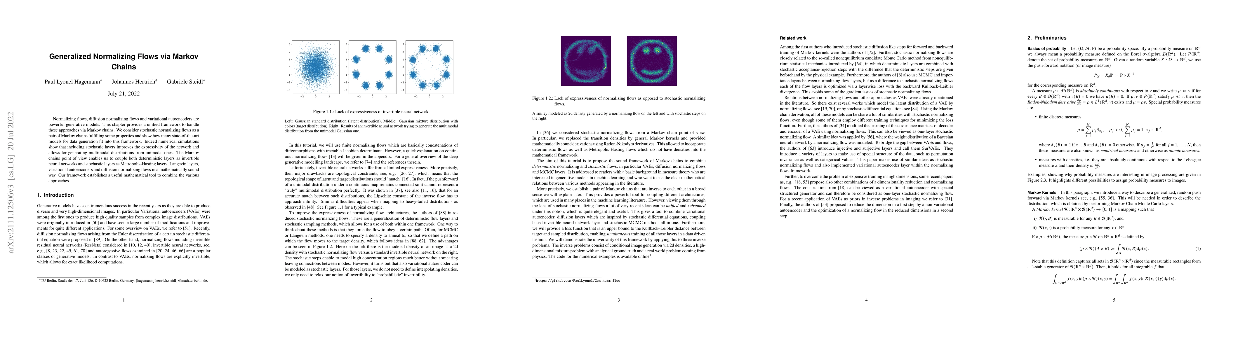 Thumbnail for Generalized Normalizing Flows via Markov Chains