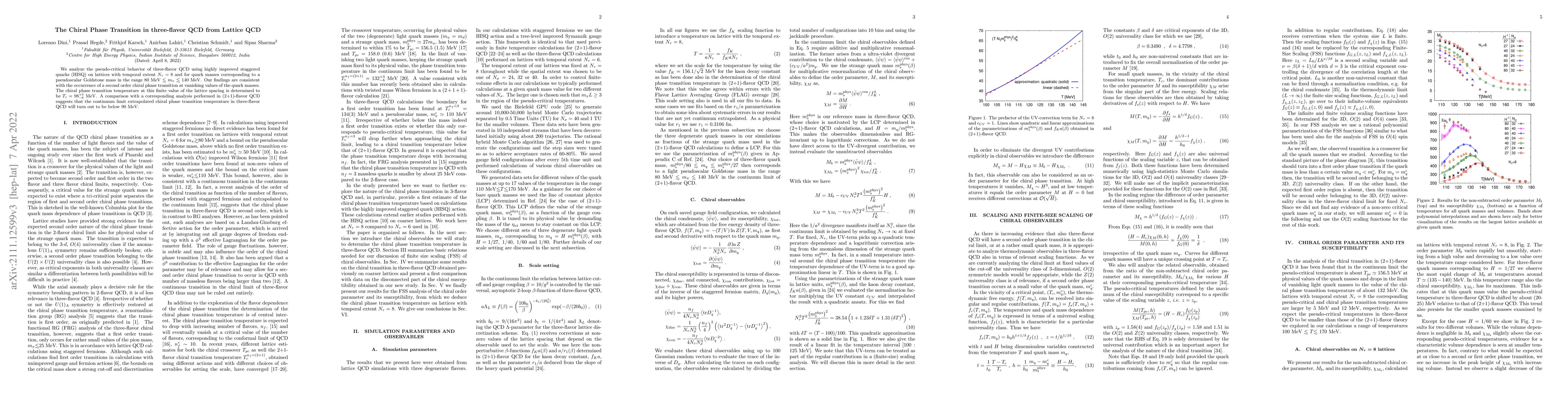 Thumbnail for The Chiral Phase Transition in three-flavor QCD from Lattice QCD