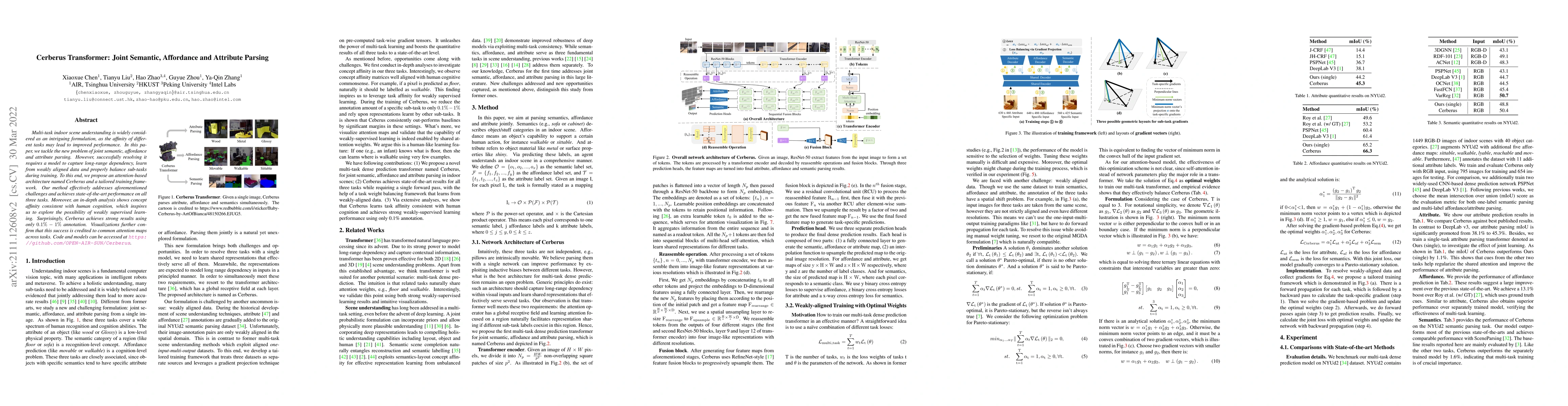Thumbnail for Cerberus Transformer: Joint Semantic, Affordance and Attribute Parsing