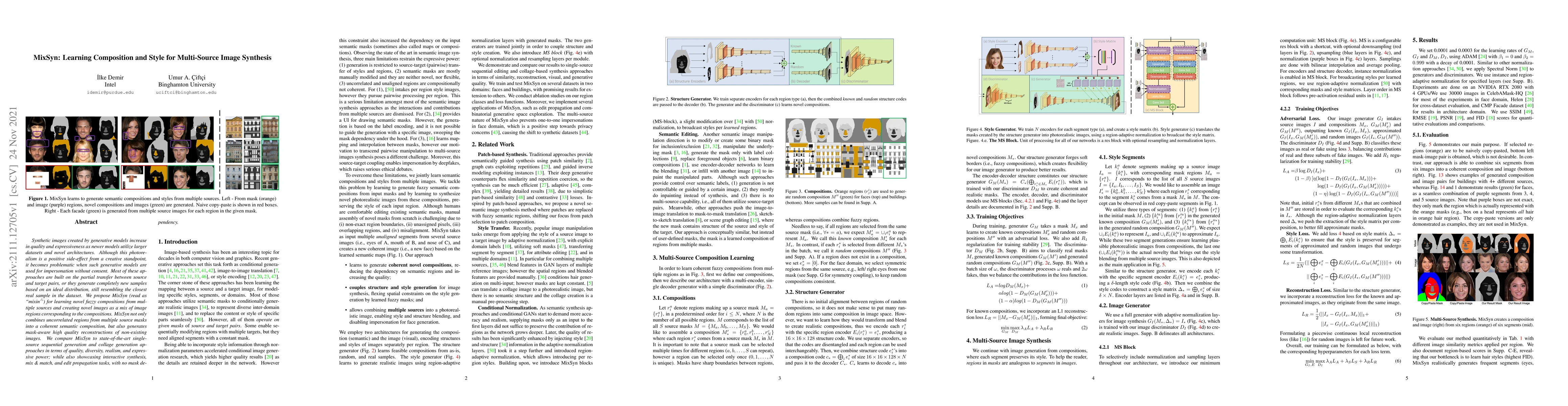 Thumbnail for MixSyn: Learning Composition and Style for Multi-Source Image Synthesis
