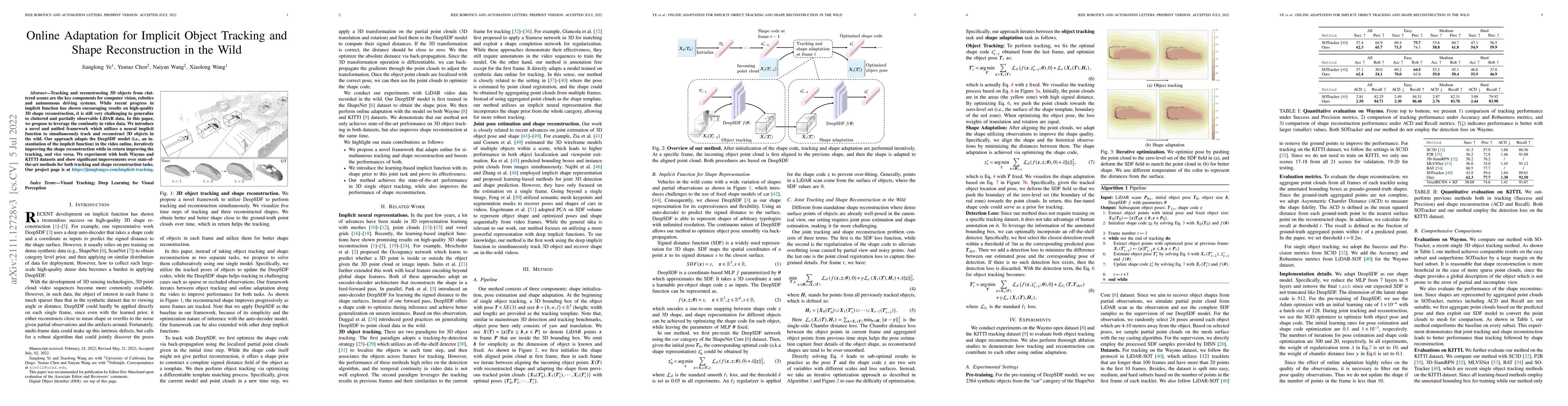 Thumbnail for Online Adaptation for Implicit Object Tracking and Shape Reconstruction
  in the Wild