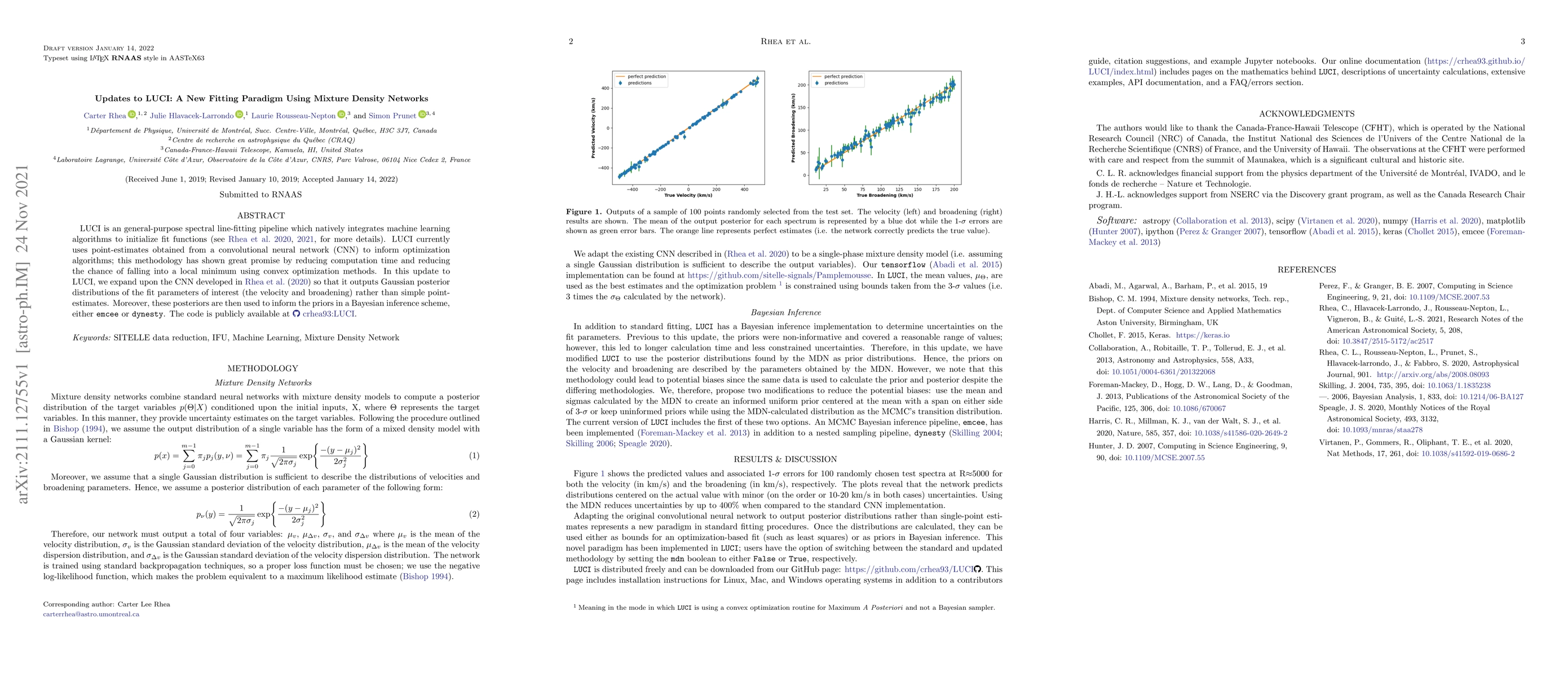Thumbnail for Updates to LUCI: A New Fitting Paradigm Using Mixture Density Networks