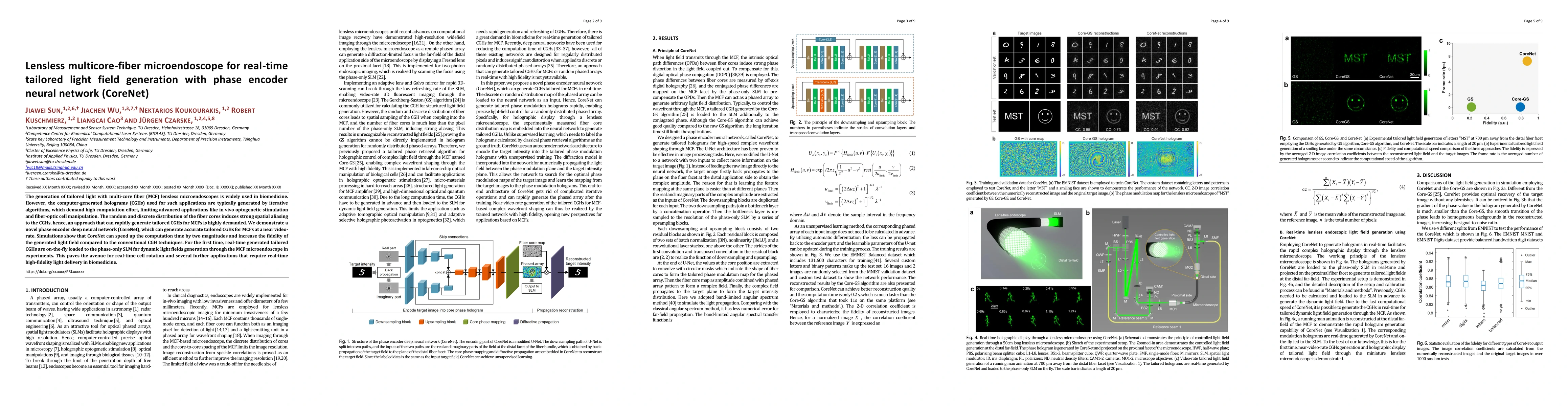 Thumbnail for Lensless multicore-fiber microendoscope for real-time tailored light
  field generation with phase encoder neural network (CoreNet)