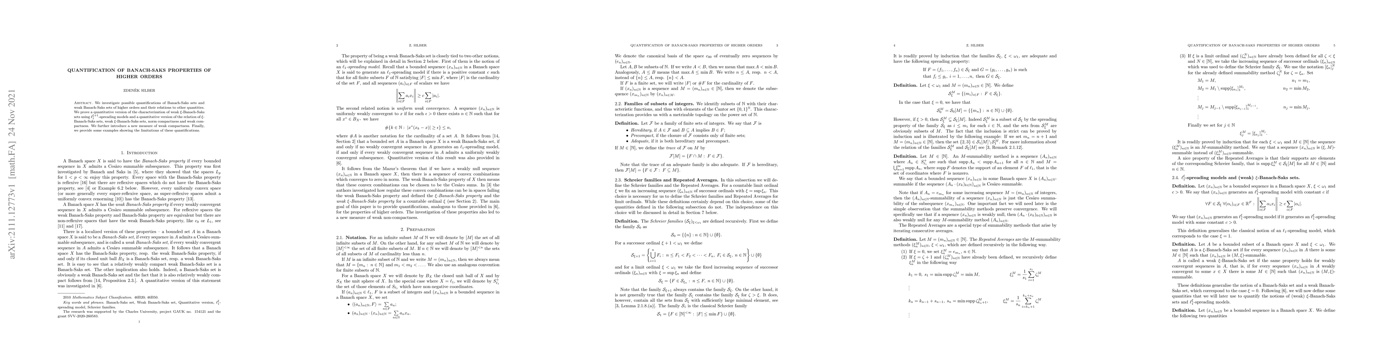 Thumbnail for Quantification of Banach-Saks properties of higher orders