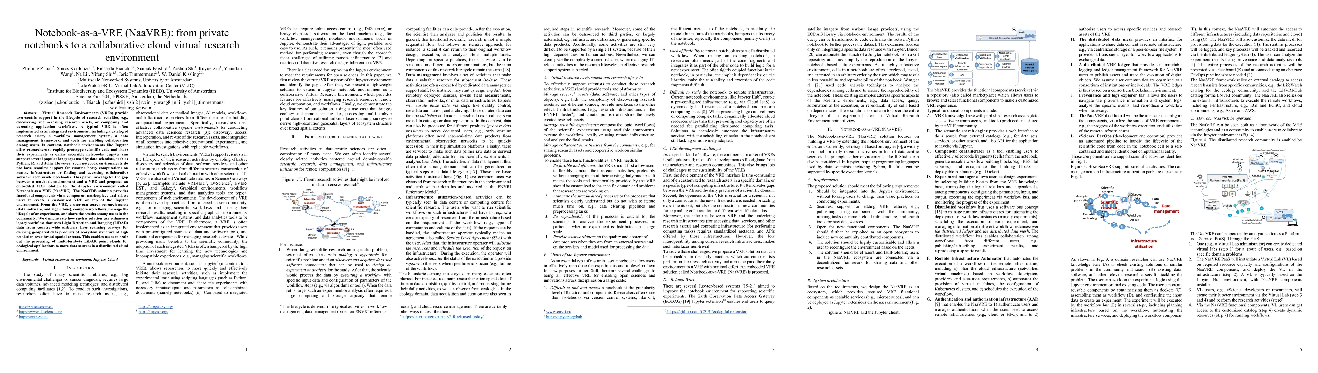 Thumbnail for Notebook-as-a-VRE (NaaVRE): from private notebooks to a collaborative
  cloud virtual research environment