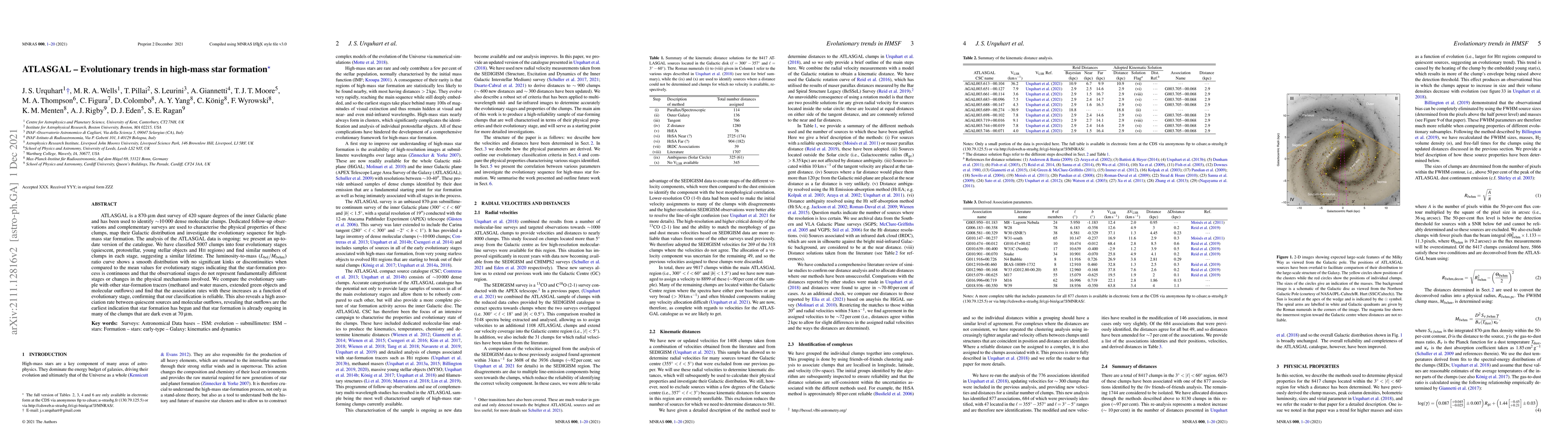 Thumbnail for ATLASGAL -- Evolutionary trends in high-mass star formation