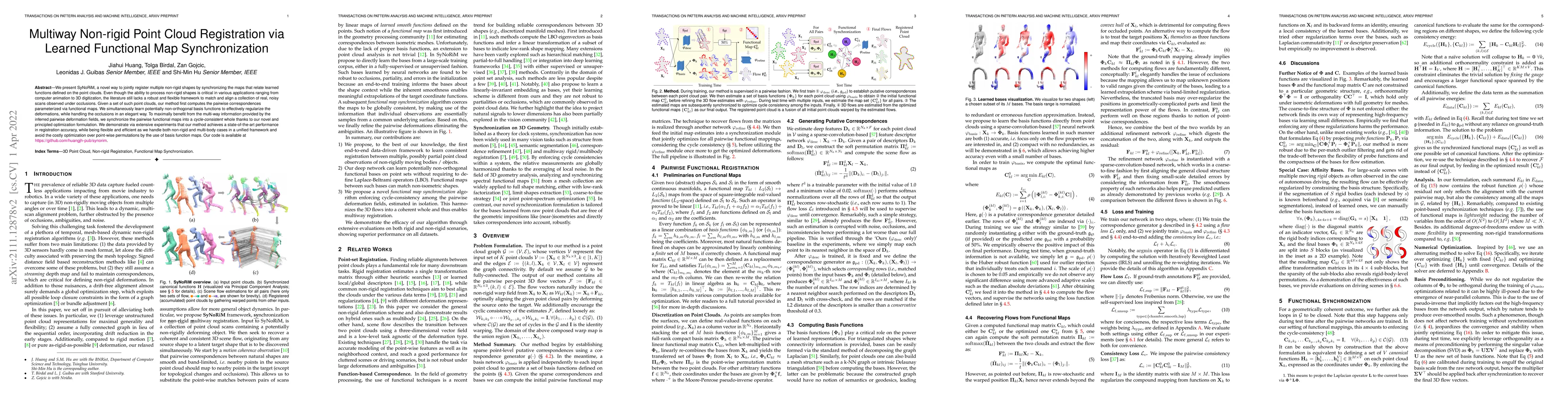 Thumbnail for Multiway Non-rigid Point Cloud Registration via Learned Functional Map
  Synchronization